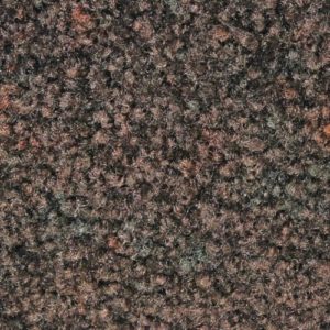 Closeup swatch view of Tri Grip XL large indoor floor mat in Autumn Brown