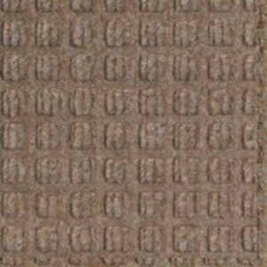 Close up swatch color for Medium Brown Waterhog Drainable Outdoor floor mats