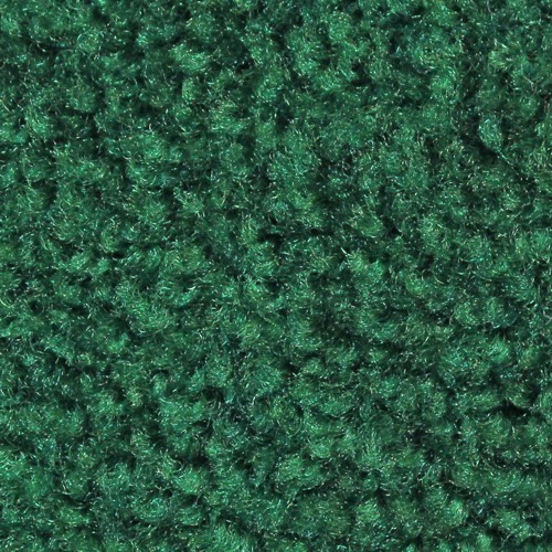 Close up view of Stylist Indoor floor mats nylon fibers in a Emerald Green