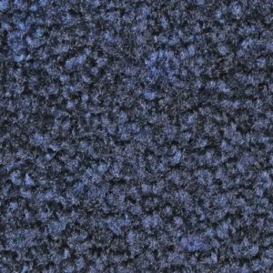 Close up view of Stylist Indoor floor mat nylon fibers in a Midnight Blue