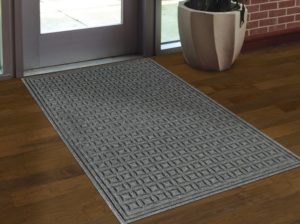 Waterhog Eco Select Floor Mat used as an interior door mat to an office building