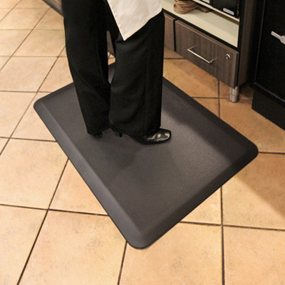 Tough Guy Anti-Fatigue Mat used as a mat for standing at a counter