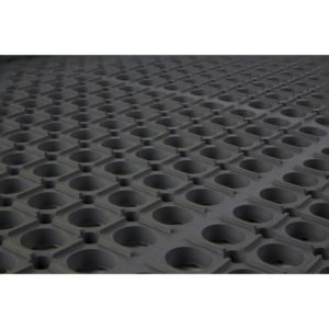 Close up view of Worksafe Light Cutting Fluid Resistant (CFR) Industrial Floor Mat