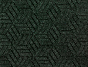 Close up view of a Southern Pine Waterhog Legacy Eco entrance mat detailing the high tech floor surface pattern of the walk off mat