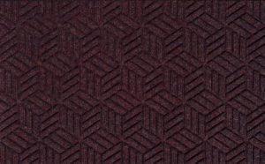 Close up view of a Bordeaux Waterhog Legacy Classic entrance mat detailing the high tech floor surface pattern of the entry matting
