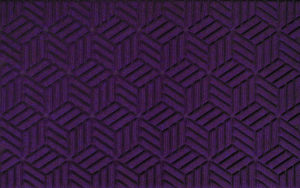 Close up view of a Purple Waterhog Legacy Classic entrance matting detailing the high tech geo floor surface pattern of the front door mat