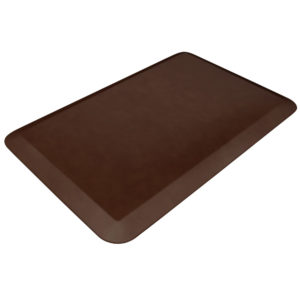 GelPro Designer Kitchen Mats - Leather Grain Surface - Truffle