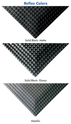 Rhino Anti-Fatigue Mats Reflex Glossy Black Domed Surface 24 in. x