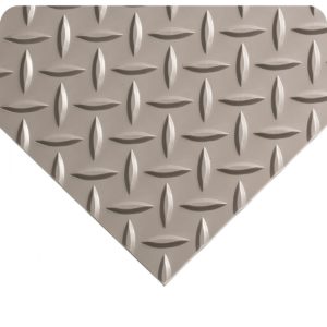 Diamond Plate Anti Fatigue Mat - Gray Surface