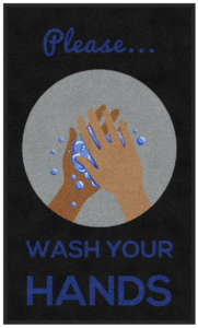 Please Wash Your Hands 3' x 5' Vertical