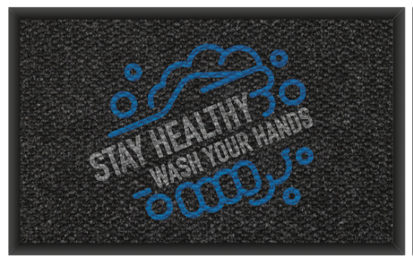 Stay Heathy Wash Your Hands 3'x 5' and 4' x 6' -Design 1