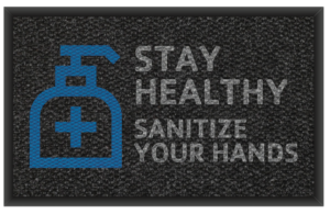 Stay Healthy SANITIZE your hands 3' x 5' & 4' x 6' -Design 4