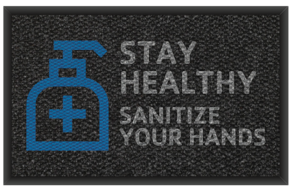 Stay Healthy SANITIZE your hands 3' x 5' & 4' x 6' -Design 4