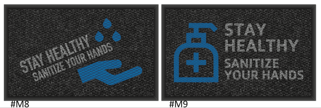 Hand washing - inside/outside mats